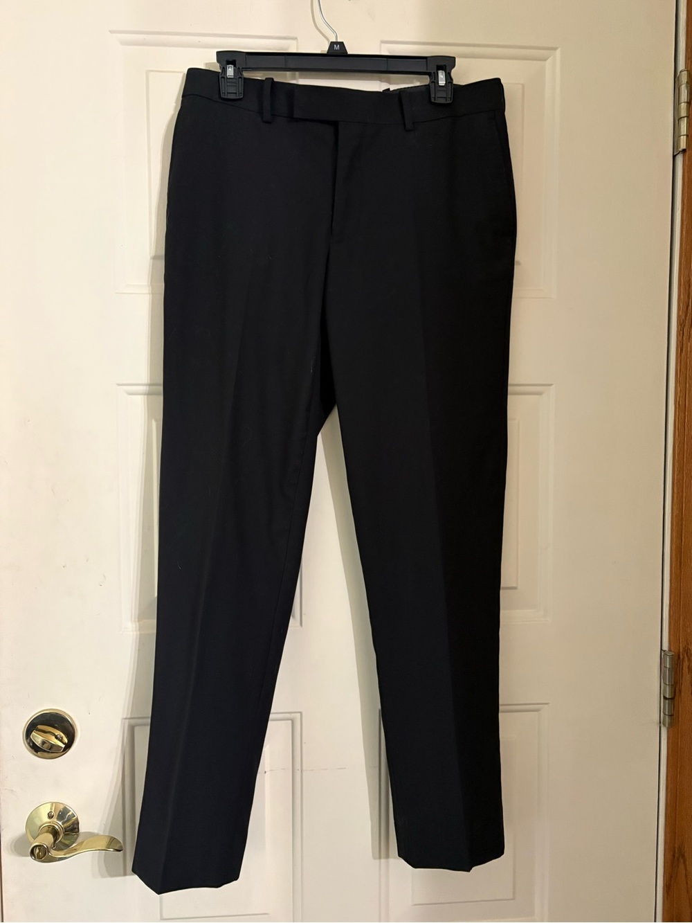 Men's Black Dress Trousers - Tailored Professional Fit